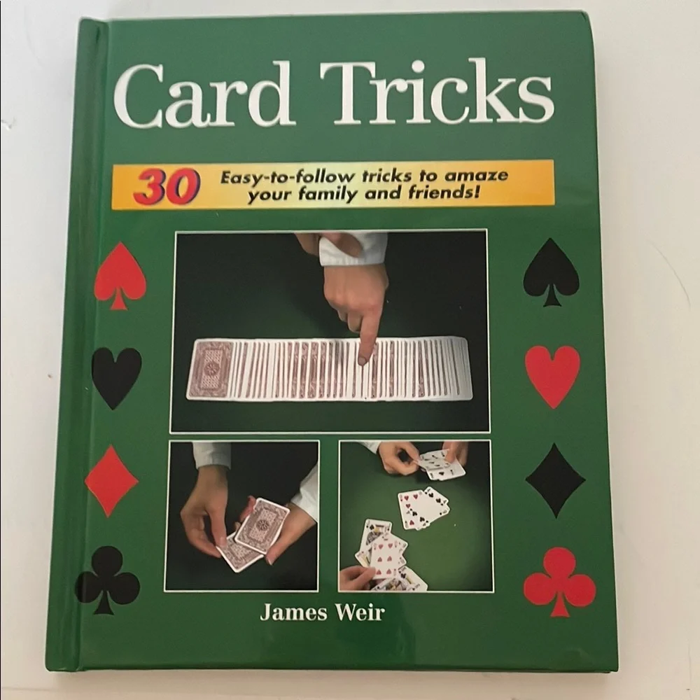 Green Card Tricks Book 30 easy to follow tricks using an ordinary pack of cards - Picture 1 of 2